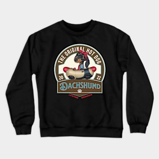 Piper Dachshund Original Hot Dog Crewneck Sweatshirt